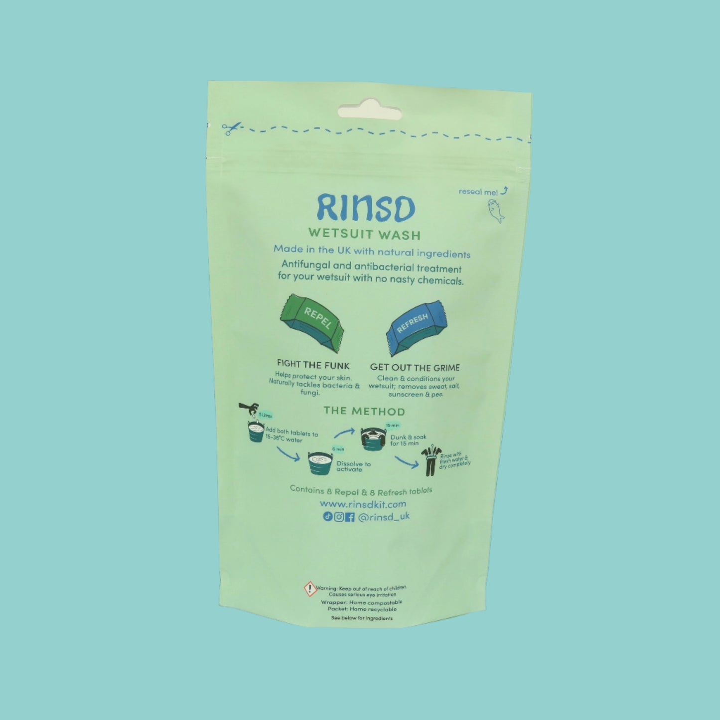 Rinsd Pouch Wetsuit Cleaner